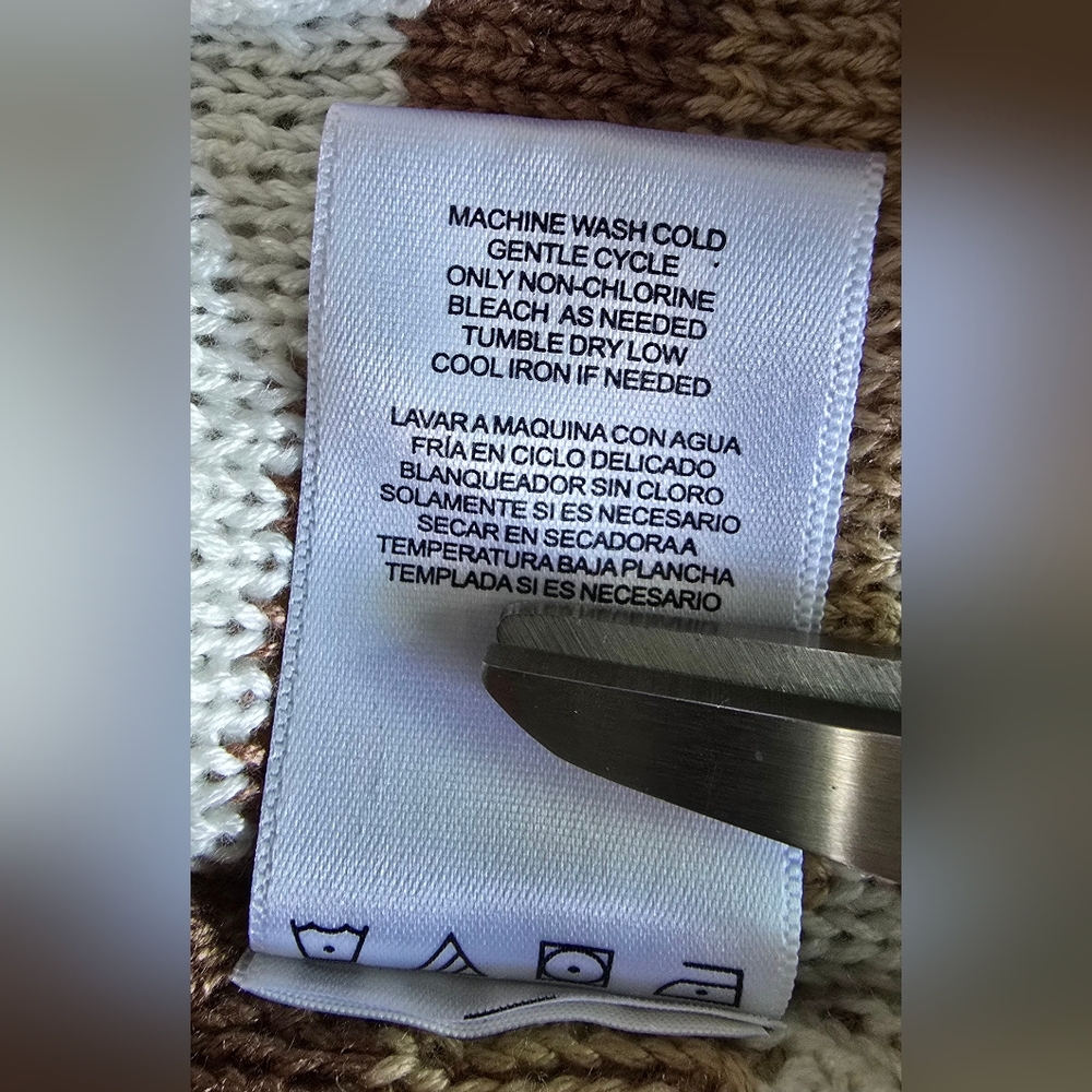 Madden NYC‎ Crochet Knit Top Cropped Womens Size XXXL Retro 70s New With Tags - Picture 10 of 10